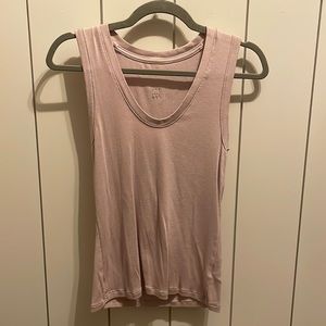 A New Day light lilac ribbed tank top